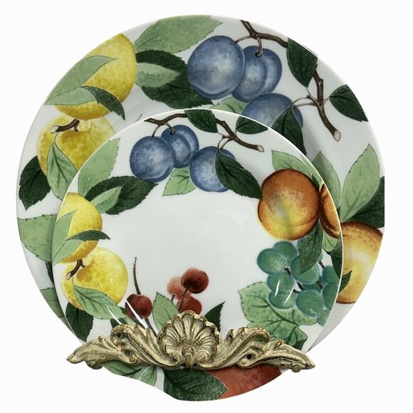 Studio Nova Retired 1999-2004 'Orchard Jewels' 5-Piece Place Setting-Exceptional - Picture 2 of 10